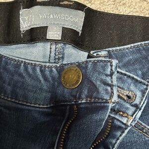 Wit & Wisdom Denim Pants with Button Detail